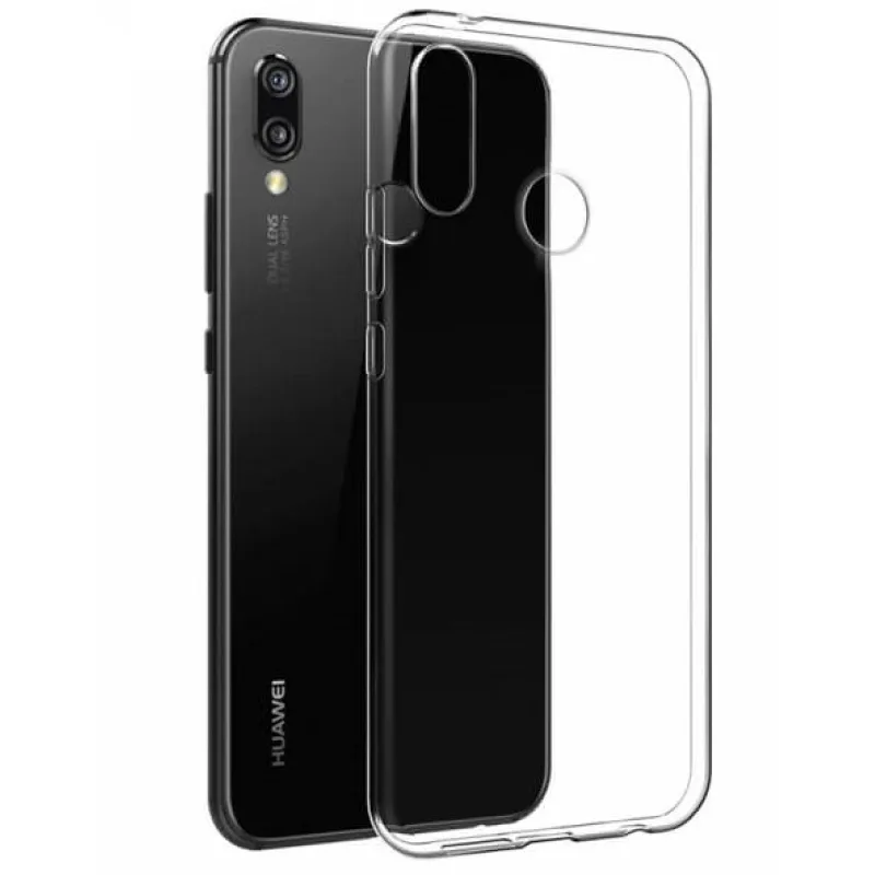 Transparentné Puzdro priesvitné silikónové Huawei Y7 2019, Honor 8C Farba: Priesvitné 6503