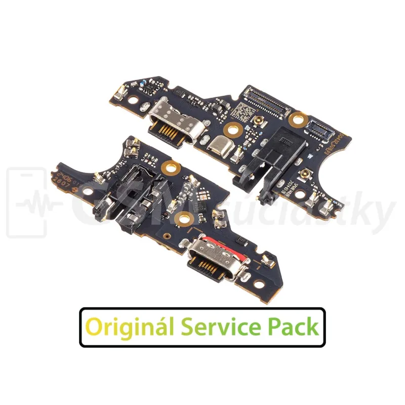 Doska nabíjania Motorola Moto G34 - nabíjací konektor, mikrofón Originál