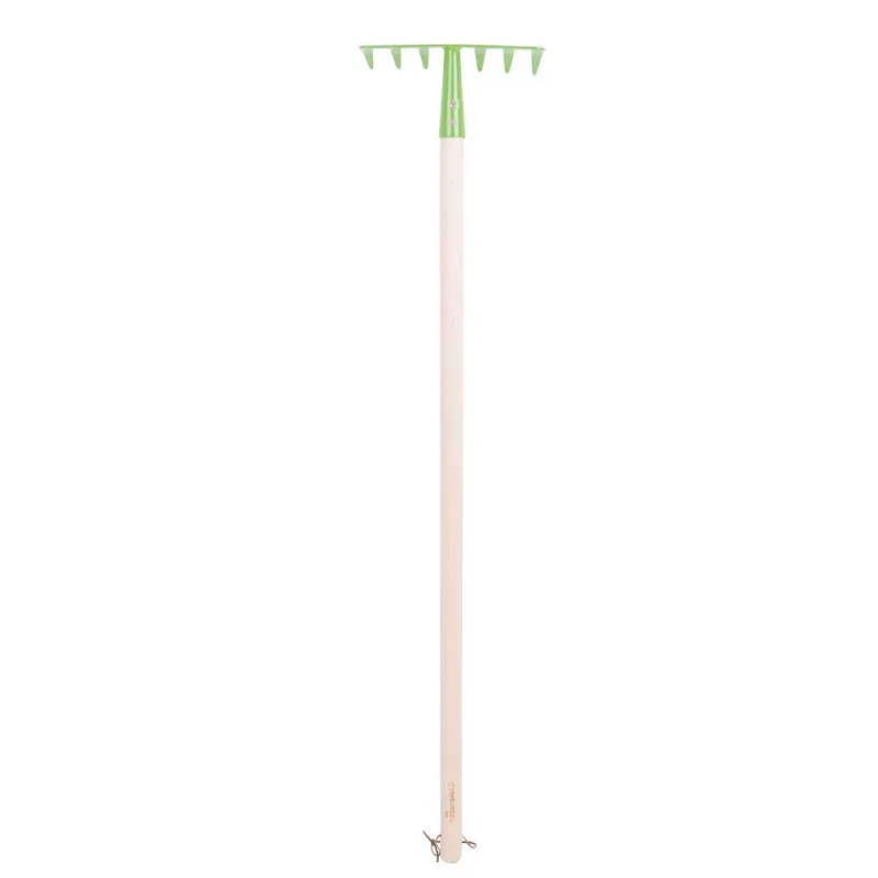 Bigjigs Toys Záhradné hrable zelené