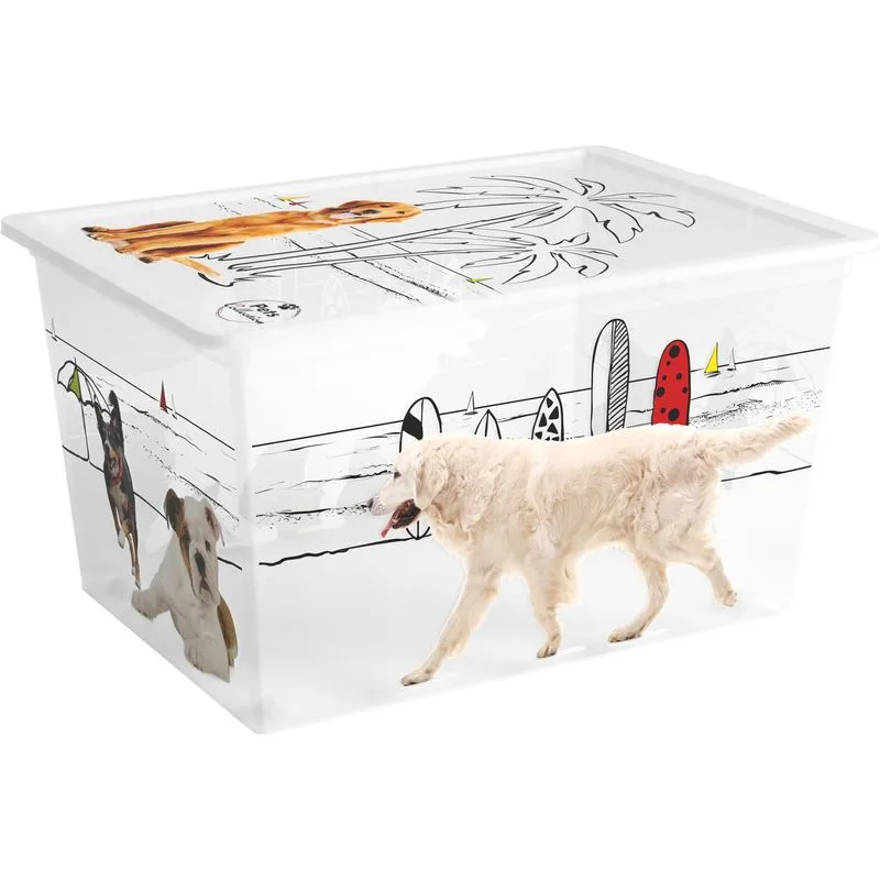 Box s vekom KIS C Style Pets XL, 50 l, 39×55×31 cm