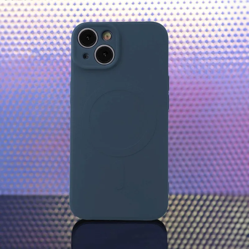 MagSafe Silikónový kryt s magnetickým nabíjaním Apple iPhone 14 Pro, Modrý