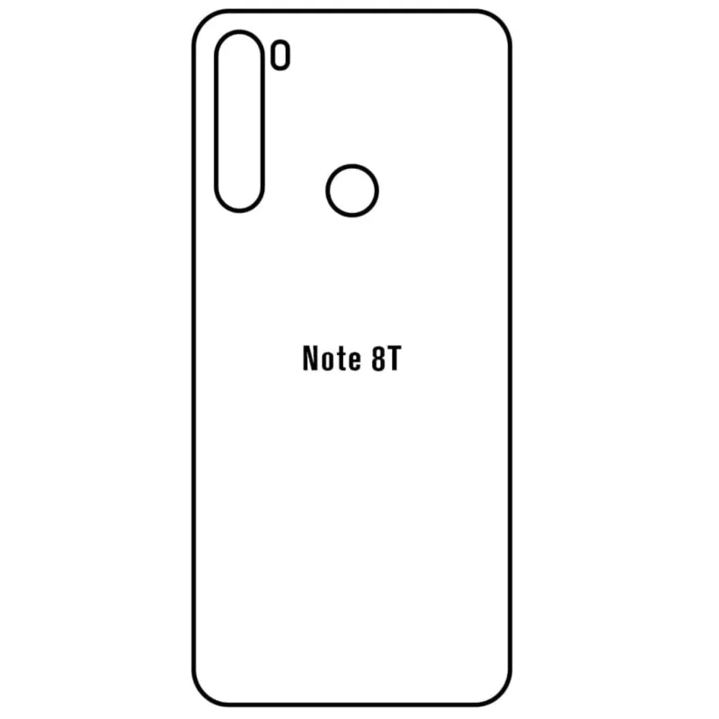 Ochranná fólia Sunshine Hydrogel pre Xiaomi Redmi Note 8T Variant:: zadná čirá