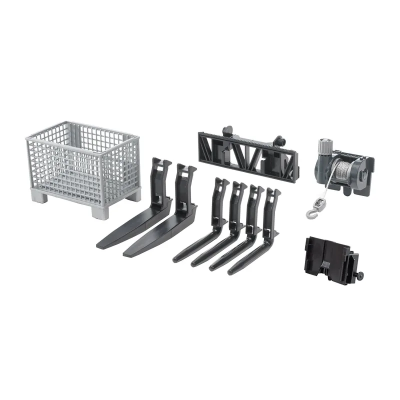 Bruder 2318 Príslušenstvo paleta, naviják a vidly pre nakladač