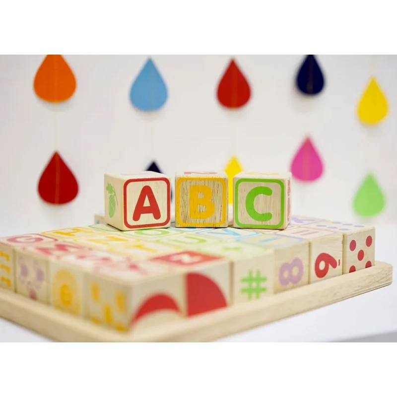 Le Toy Van Petilou - Multifunkčné kocky Abeceda