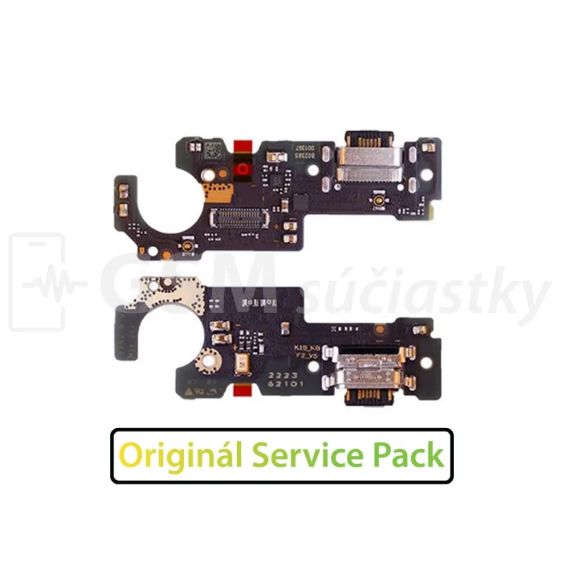 Doska nabíjania Xiaomi Redmi Note 10 5G - nabíjací konketor, mikrofón Originál