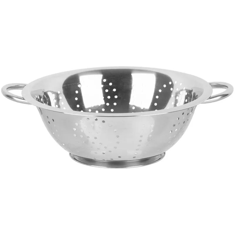 Nerezové cedidlo MagicHome DCB, 28 cm, okrúhle otvory