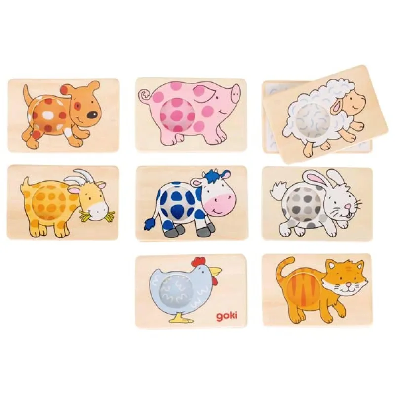 Pexeso Zvieracie vzory 16ks