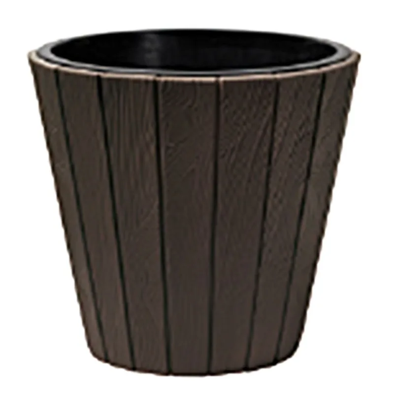 Kvetináč s vložkou WOODE 490, 54 lit., hnedý