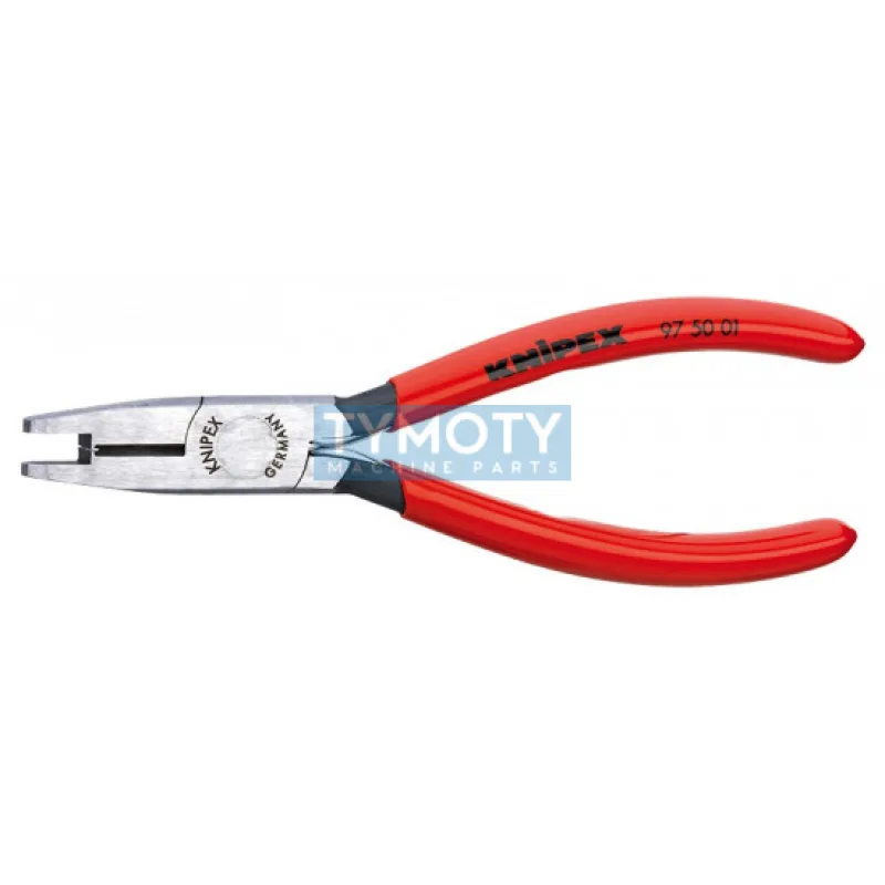KNIPEX 97 50 01 Lisovacie kliešte pre spojky Scotchlok™ s čepieľkami, plastové návleky, 155 mm