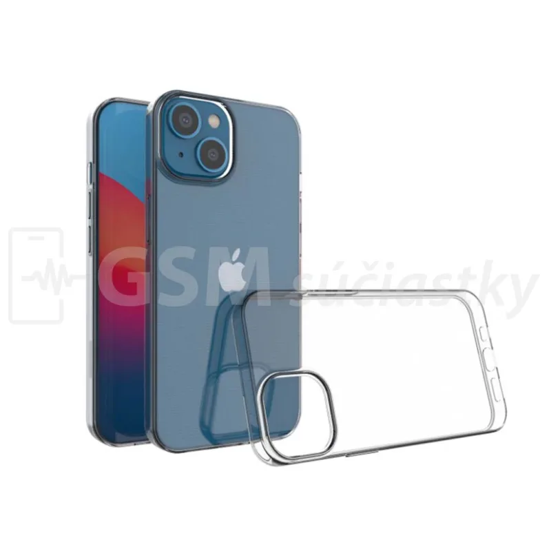 Transparentné Puzdro priesvitné silikónové iPhone 14