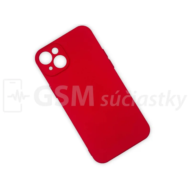 Soft Flex Silikónový kryt na mobil iPhone 15 Plus, Červené
