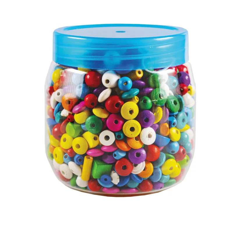 Detoa Drevené perličky v dóze