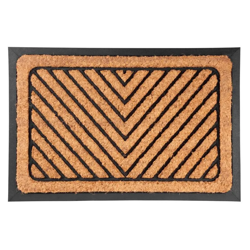 Rohožka pred dvere Arrows – 40x60 cm, hnedá