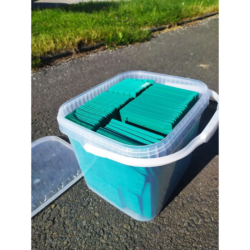 Podložky pre drevostavby 160 ks vo vedierku