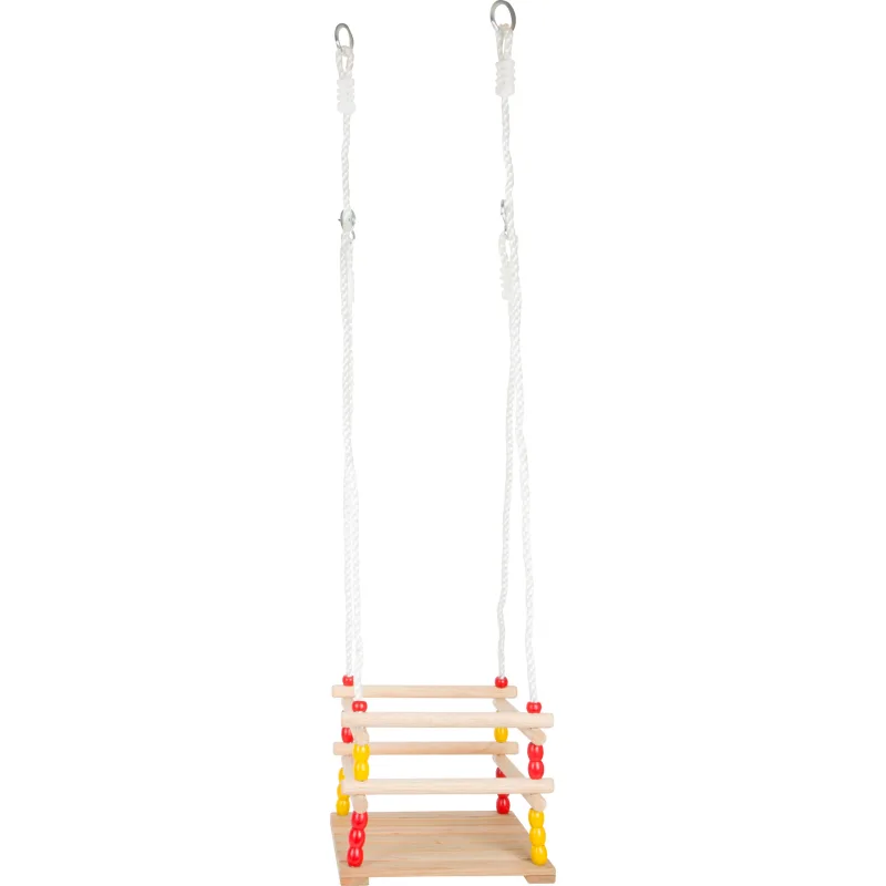 Drevená hojdačka pre menšie deti