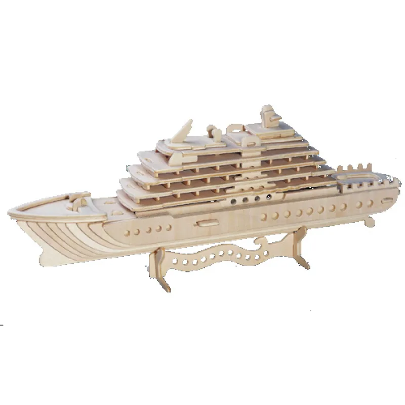 Woodcraft Drevené 3D puzzle Luxusná jachta P119