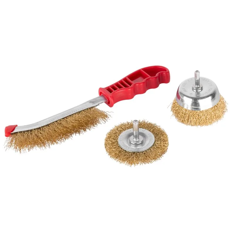 Kefa na brúsenie Tigerlion 8003B, 3-dielna sada, hrncová, vlnitá