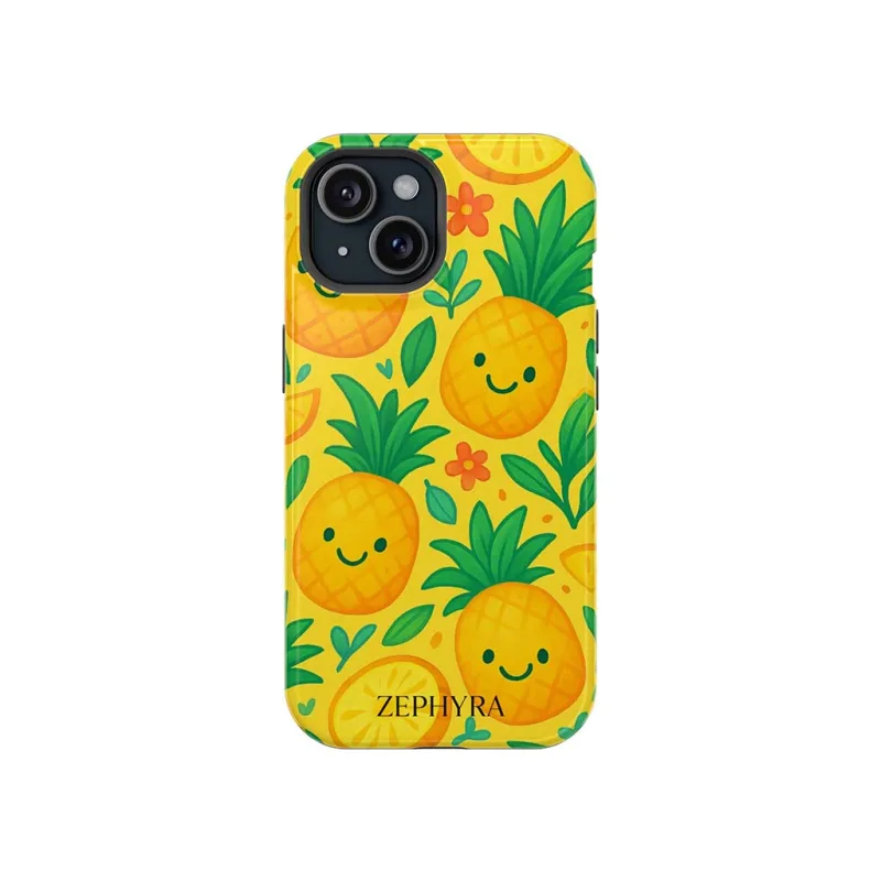 ZEPHYRA Pineapple Pop - iPhone 15 Plus Kryt