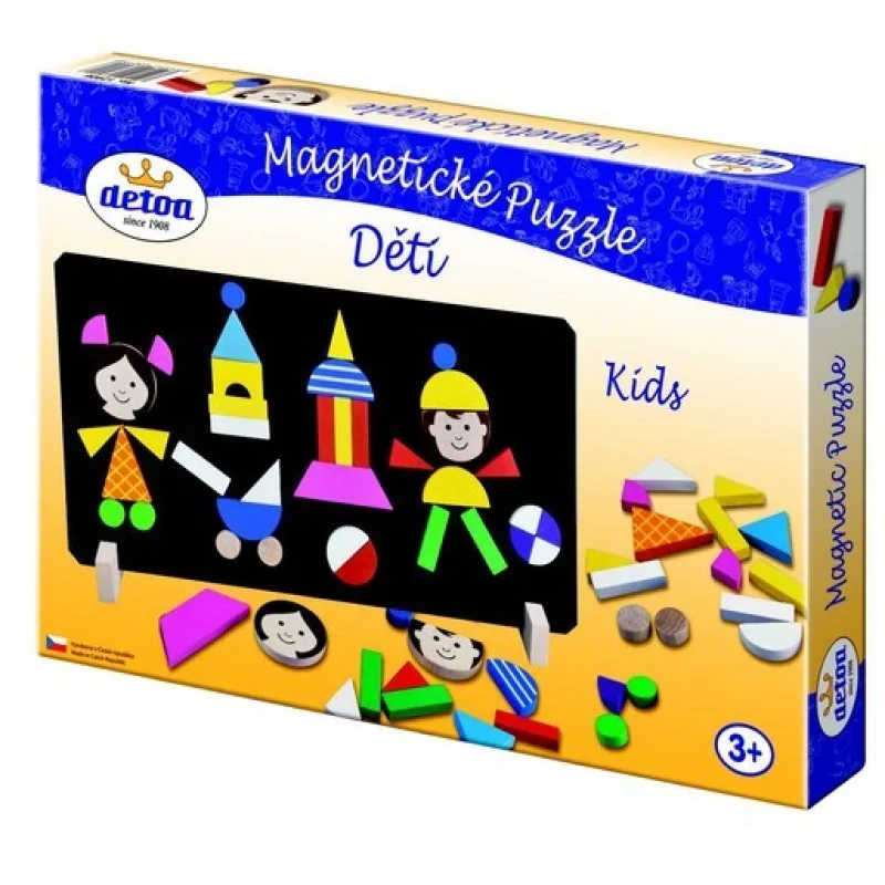 Detoa Magnetické puzzle Deti