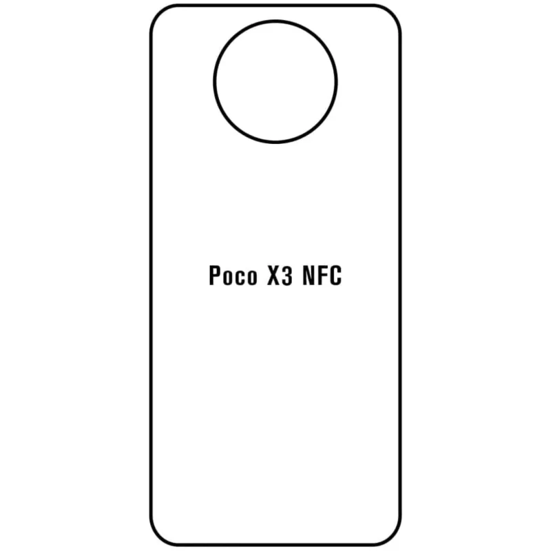 Ochranná fólia Sunshine Hydrogel pre Xiaomi Poco X3 NFC Variant:: zadná matná