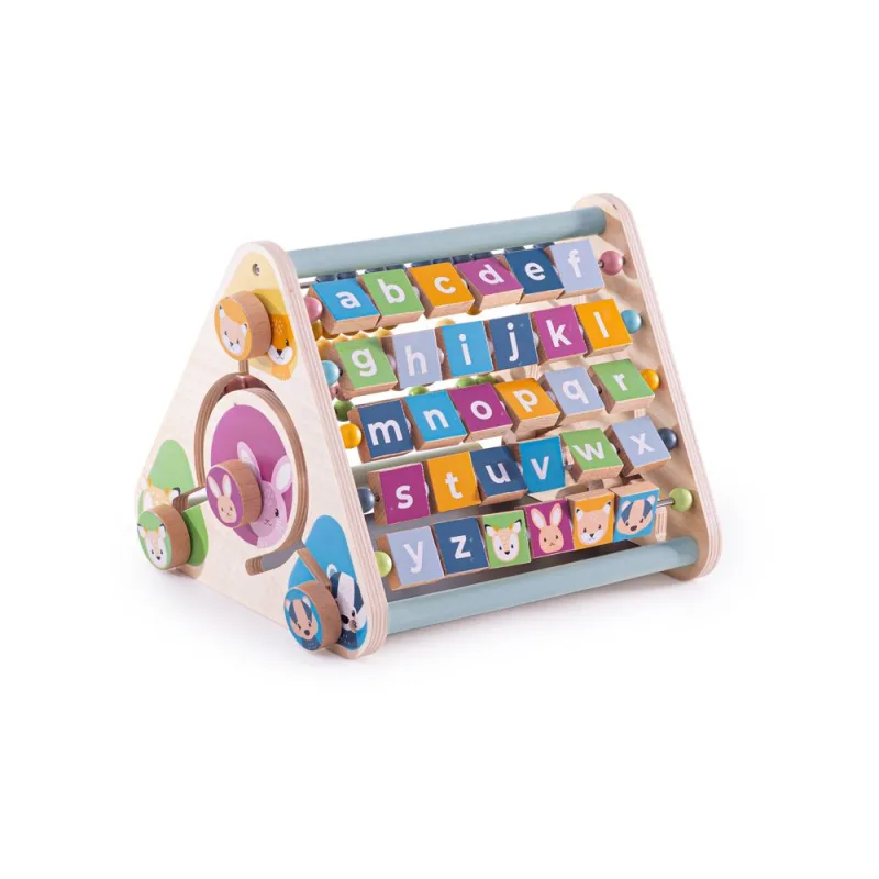 Bigjigs Toys Aktívny trojuholník Počítadlo a abeceda