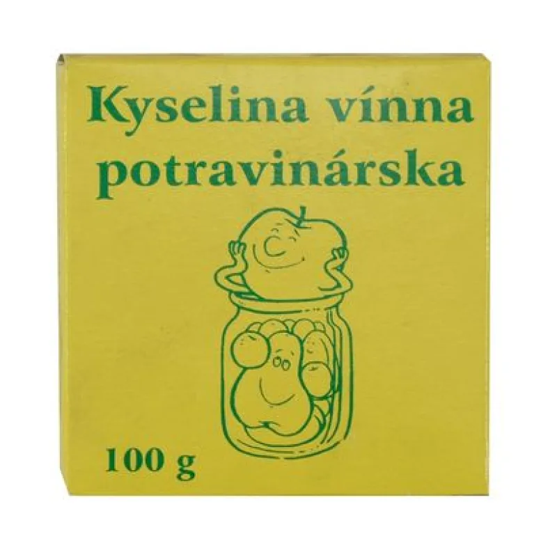 Kyselina vínna, potravinárska, 100 g
