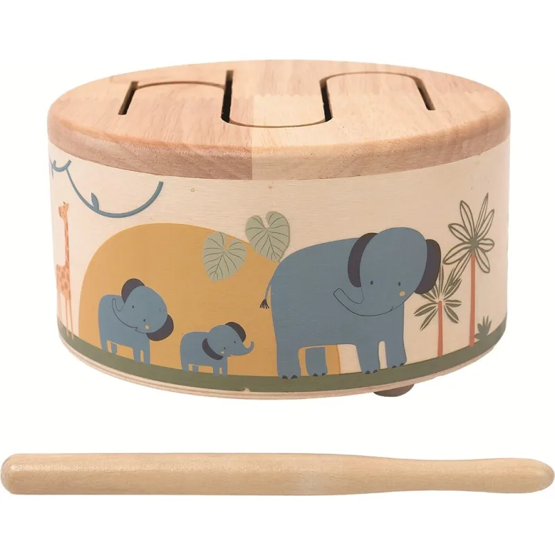 2Kids Toys Drevený bubienok Safari