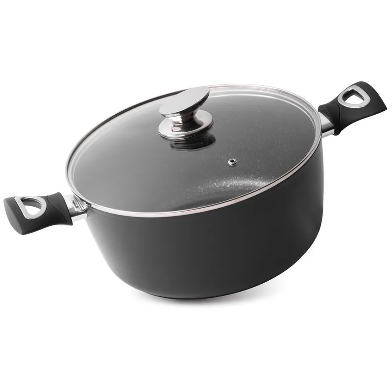 Hrniec MagicHome Black Line, 28 cm, 6,0 l, s pokrievkou