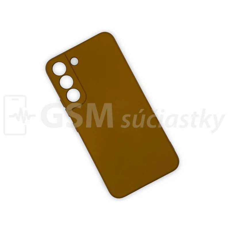 Soft Flex Silikónový kryt na Samsung Galaxy S22, hnedá