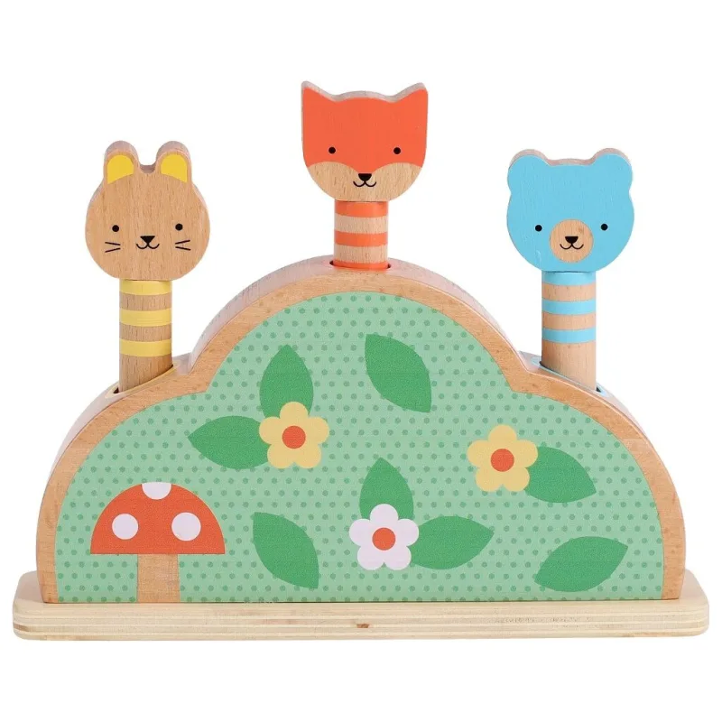 Petitcollage Drevená vyskakovacia hračka Petit Friends