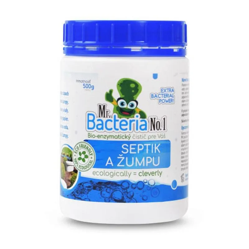 Aktivátor Mr.Bacteria No.1, baktérie do septikov a žumpy, 500 g