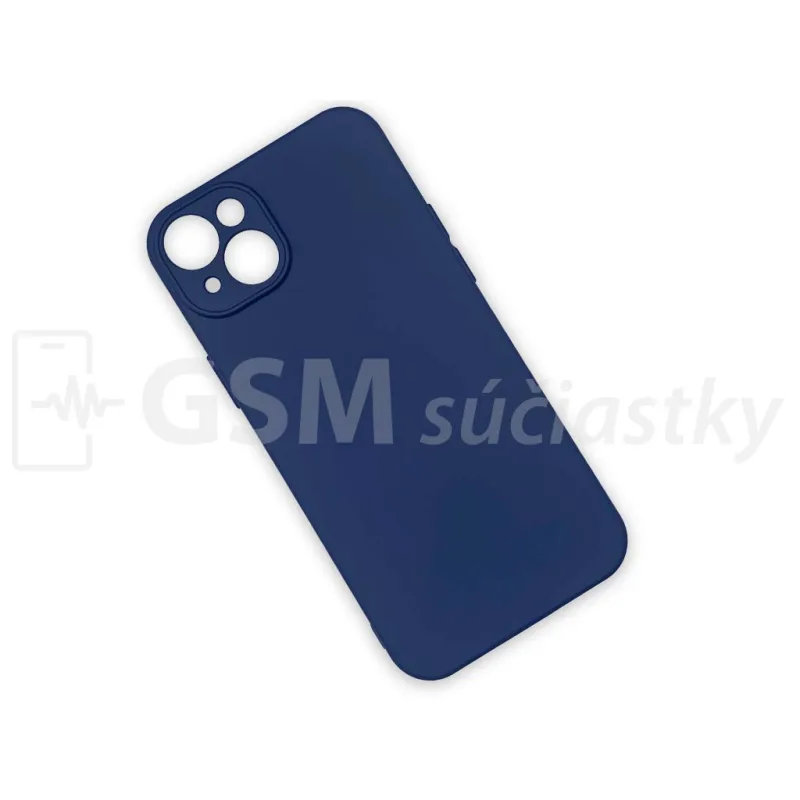 Soft Flex Silikónový kryt na mobil iPhone 15 Plus, Modrý