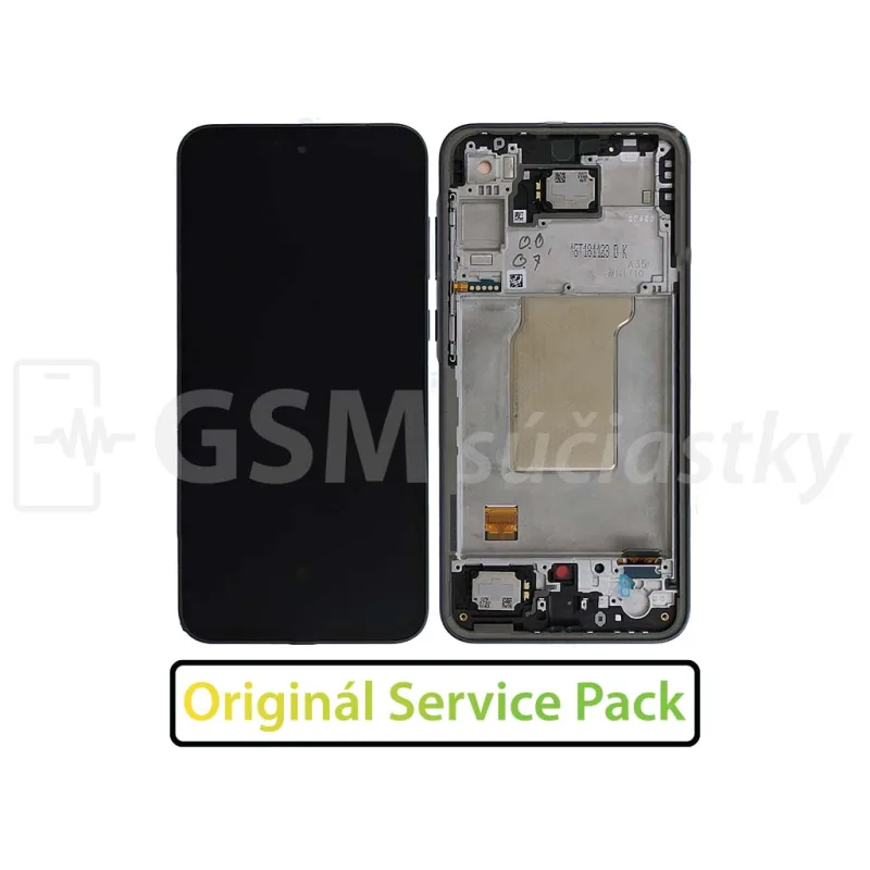 LCD Displej + Dotykové sklo Samsung A356B Galaxy A35 5G - originál Farba: Čierna