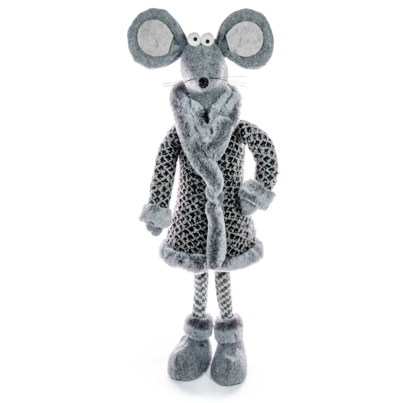 Vianočná dekorácia Myška stojaca, 50 cm