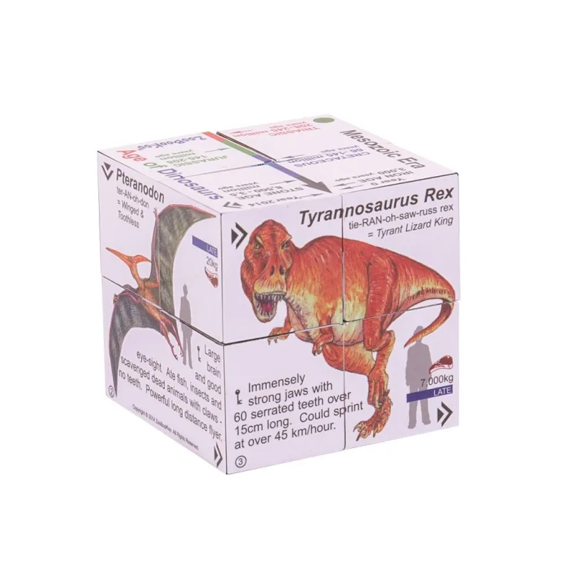 Kniha v kocke Dinosaury
