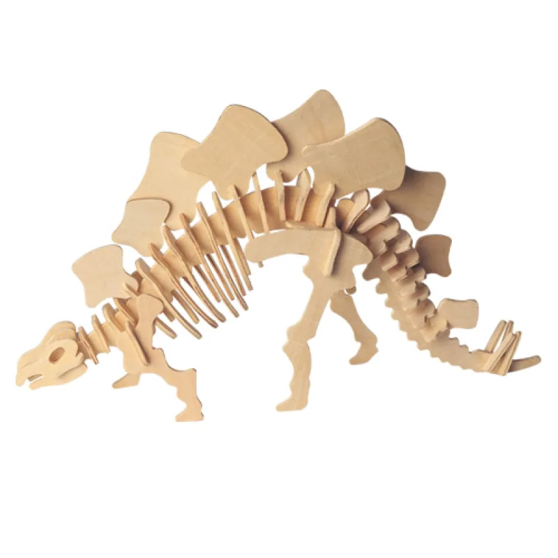 Woodcraft Drevené 3D puzzle Stegosaurus 43 cm J002