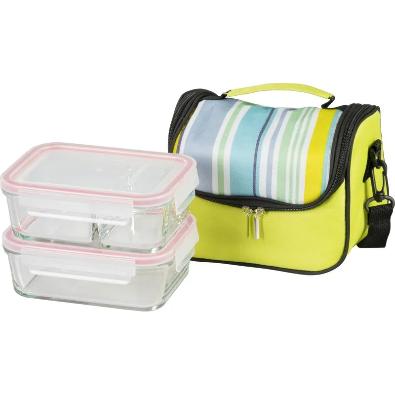 Sada 2 dóz MagicHome 2×900 ml, sklenené, s termoboxom