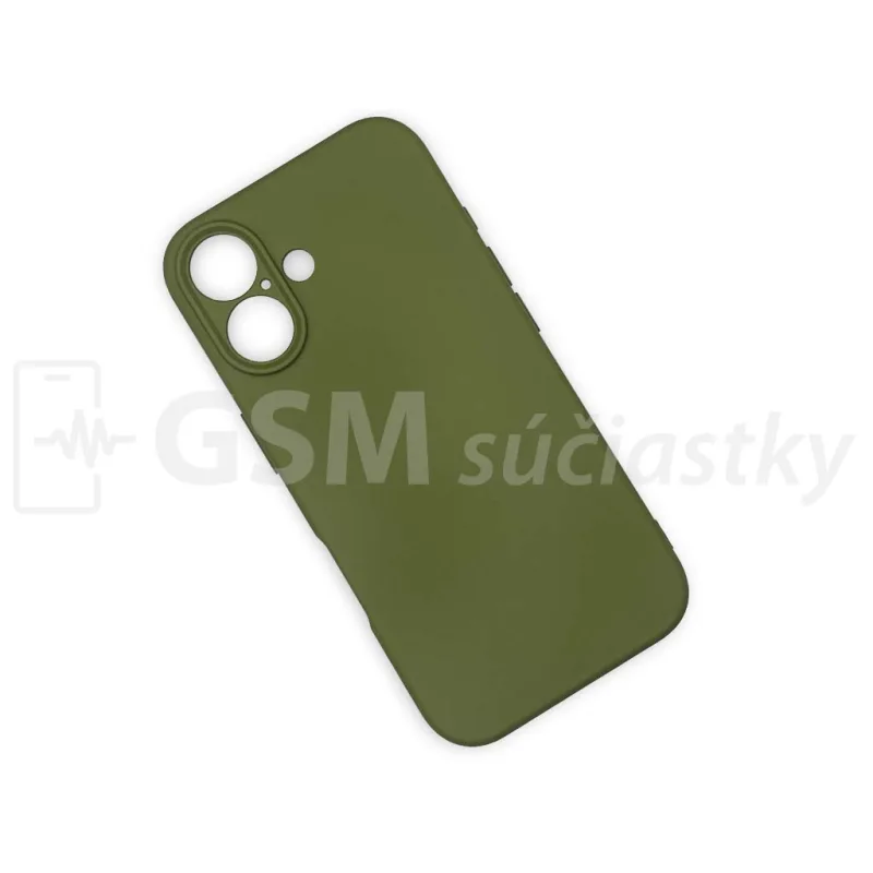Soft Flex Silikónový kryt na mobil iPhone 16, Zelený
