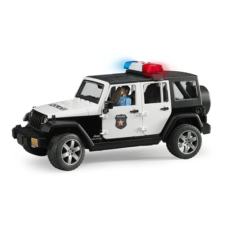 Bruder 2526 Jeep Wrangler Rubicon Polícia