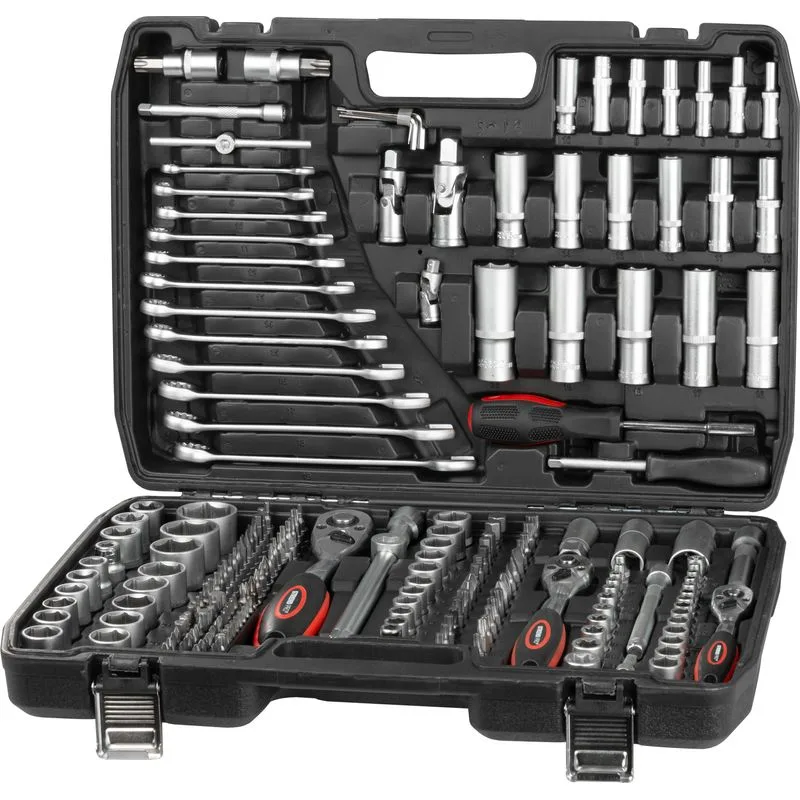 Strend Pro Sada náradia STREND CUBE 221, 1/2"+1/4"+3/8" 215 dielna, 239678