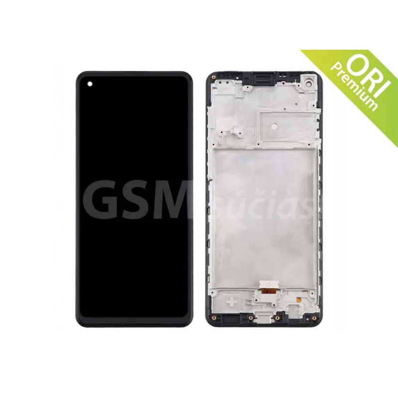 LCD Displej + Dotykové sklo Samsung Galaxy A21s A217F - originál Variant:: + Rám