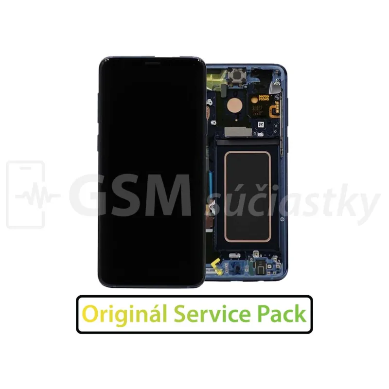 LCD Displej + Dotykové sklo Samsung G965 Galaxy S9 Plus Farba: Lilac Purple