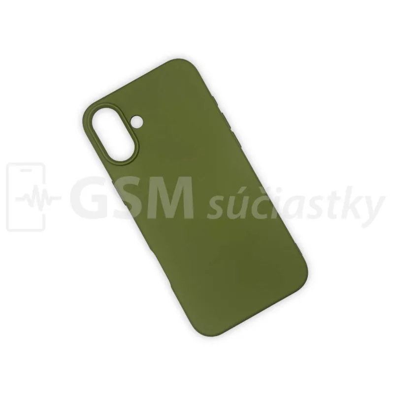Soft Flex Silikónový kryt na mobil iPhone 16 Plus, Zelený
