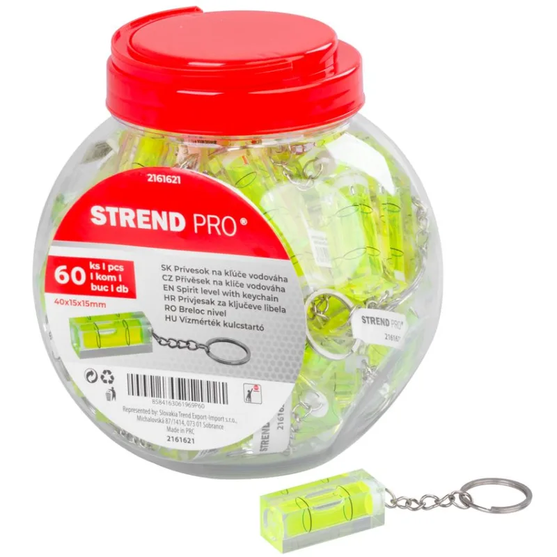 Vodováha Strend Pro, prívesok, 40x15x15 mm