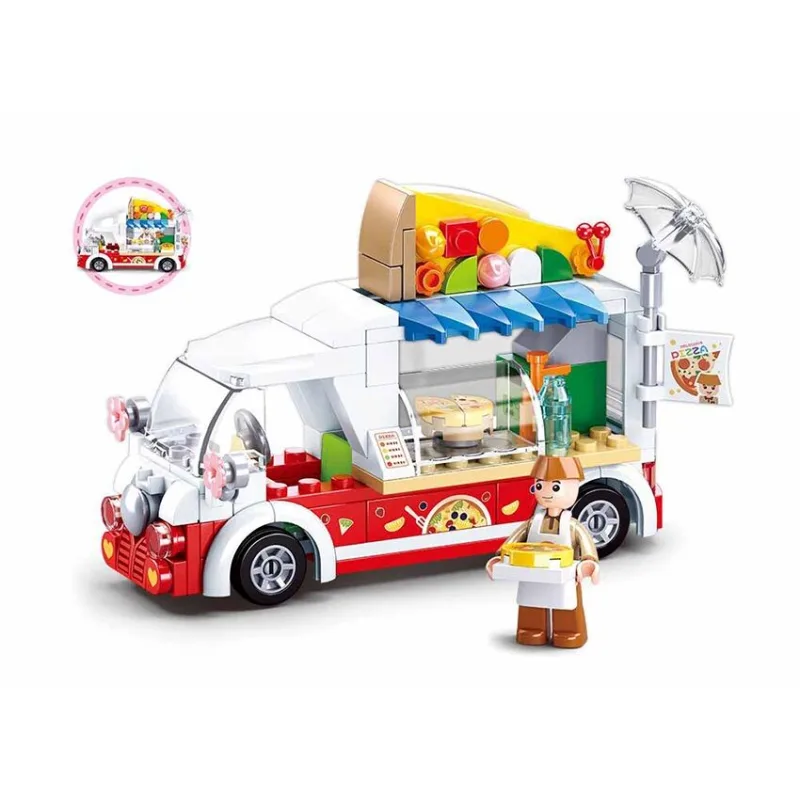 Sluban Girls Dream M38-B0993D Pizza vozidlo