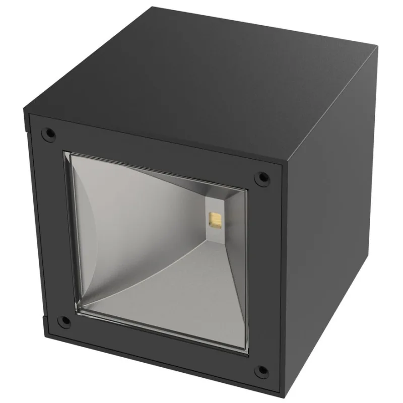 Solárna LED lampa na stenu/plot – 10x10x10 cm