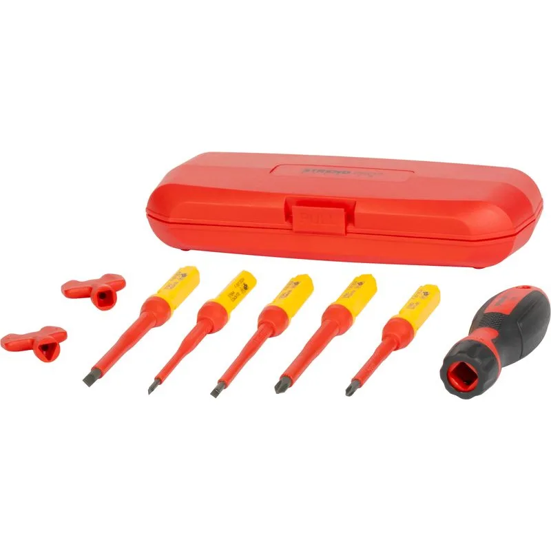 Sada skrutkovačov VDE 8 dielna, ploché + Phillips, elektrikárske