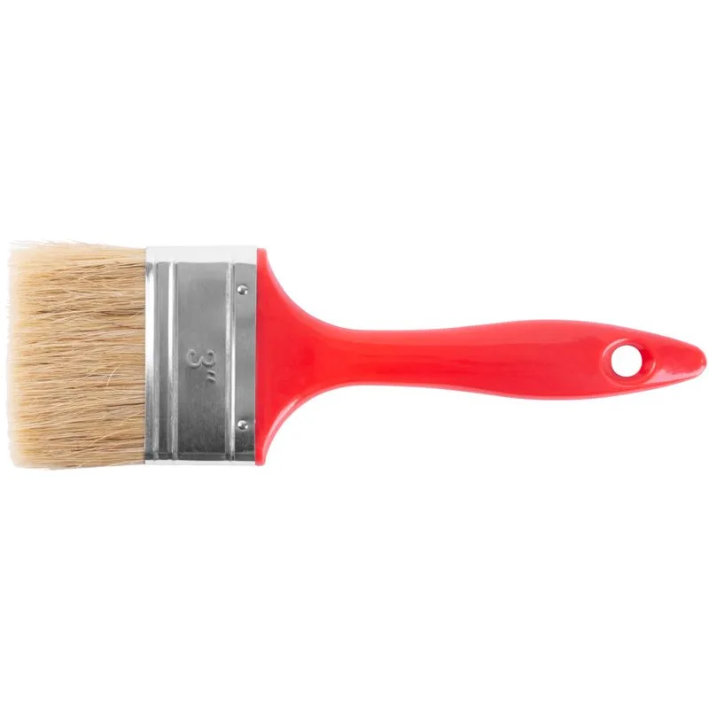 Štetec Brisk 3,0" plochý s červenou rukoväťou