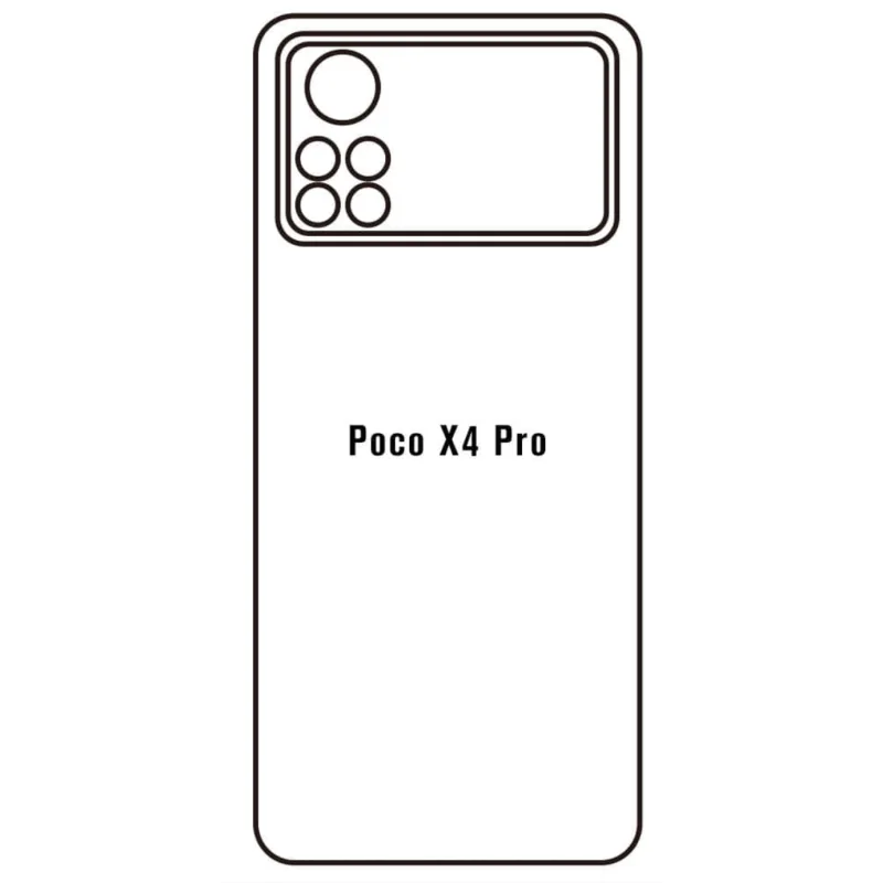 Ochranná fólia Sunshine Hydrogel pre Xiaomi Poco X4 Pro 5G Variant:: zadná matná