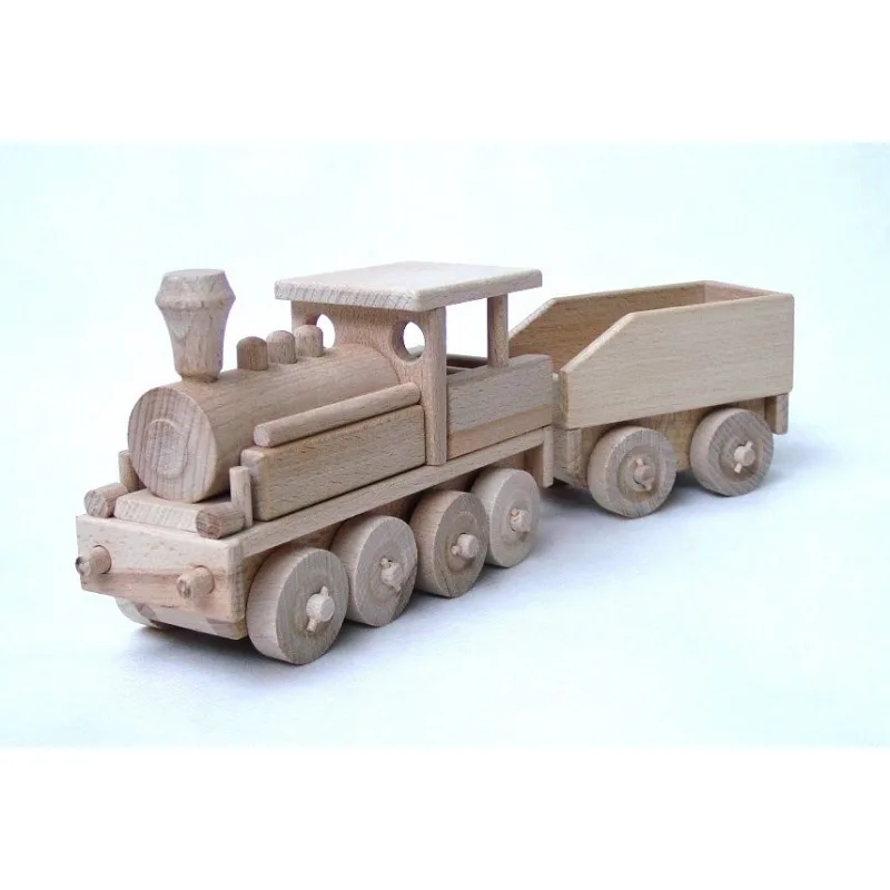 Ceeda Cavity Drevený vláčik Parná lokomotíva